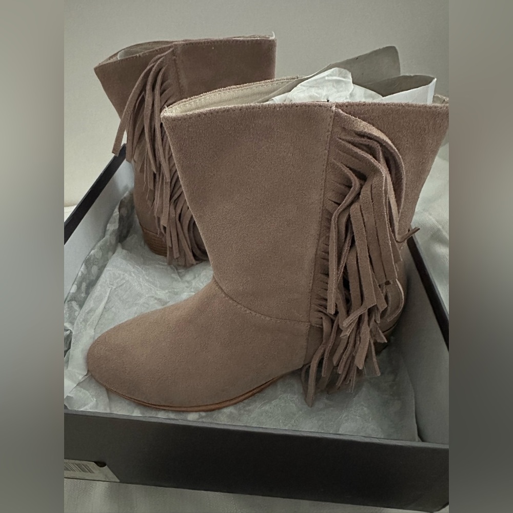 Plomo Ranya Flat Boot with Fringes